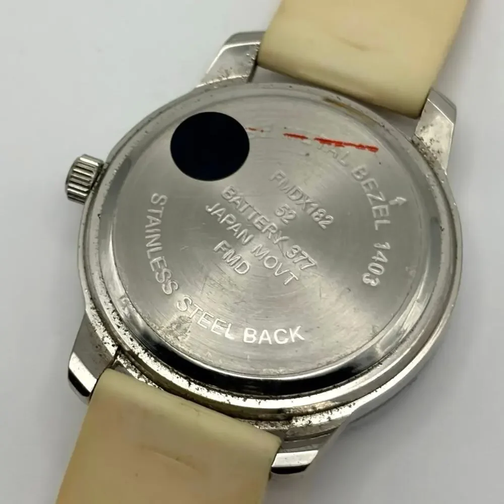 White & Cream Retro Men’s Watch